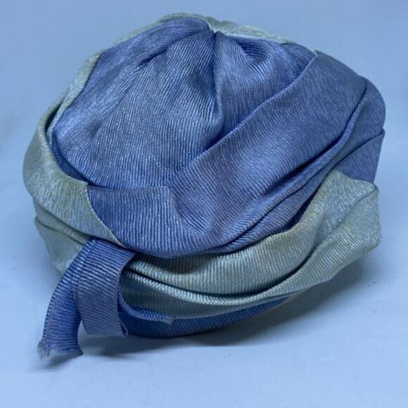 Vintage Blue Two-Tone Hat - Picture 5 of 10